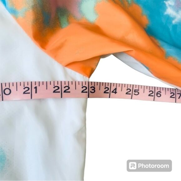 Twain Tie Dye zip up‎ Relaxed Fit Front Hooded Windbreaker XL - Picture 6 of 8